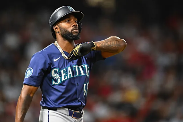 Cenelia Pinedo Blanco and Randy Arozarena